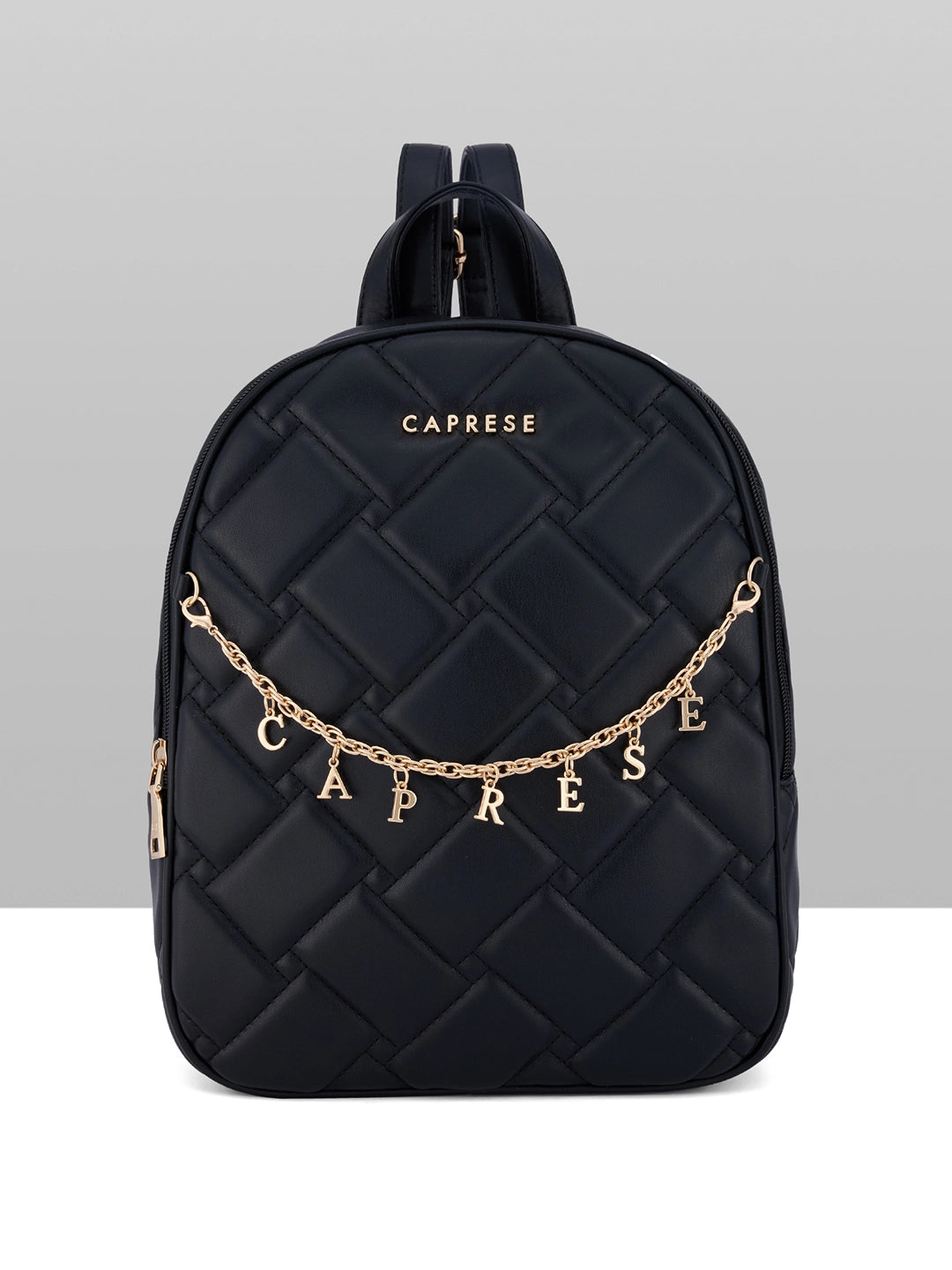 caprese leather backpack Caprese Winter Medium Black Backpack