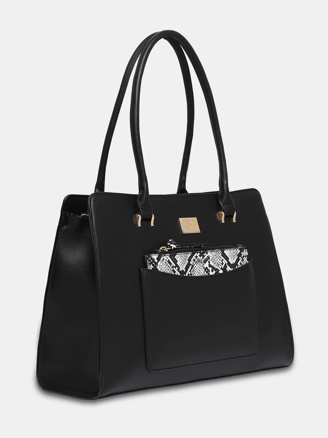 Buy Caprese Ellis Satchel Large Black Rs 3039.2 Caprese Bags