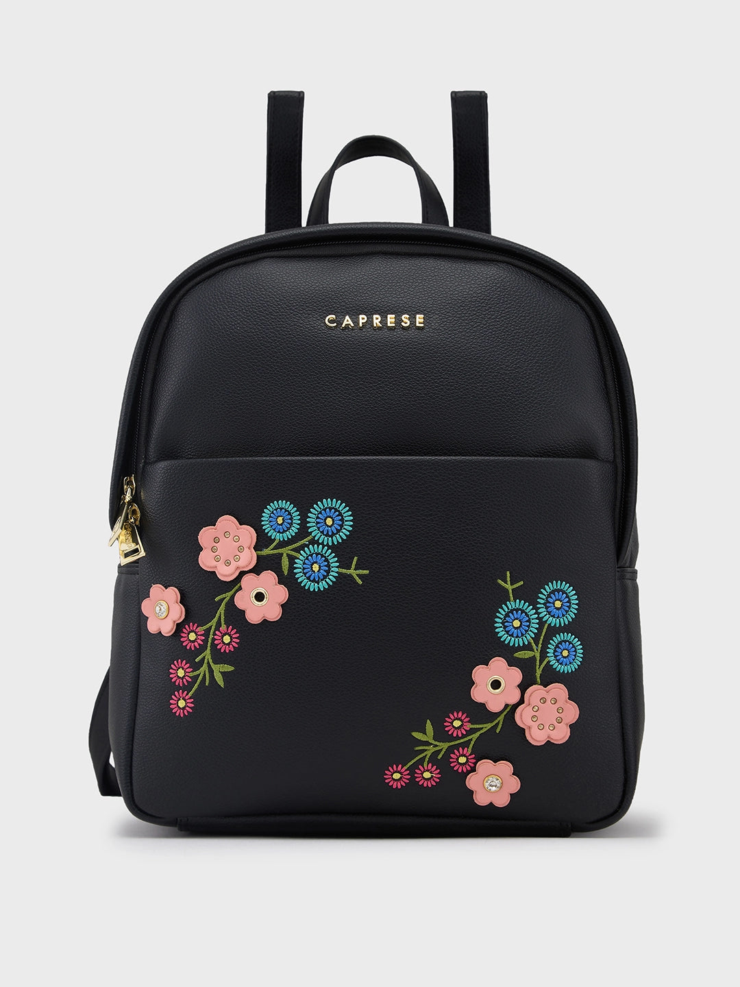 Buy Caprese Erica Fashion Backpack Embroidered Medium Black Rs 3299 Caprese Bags