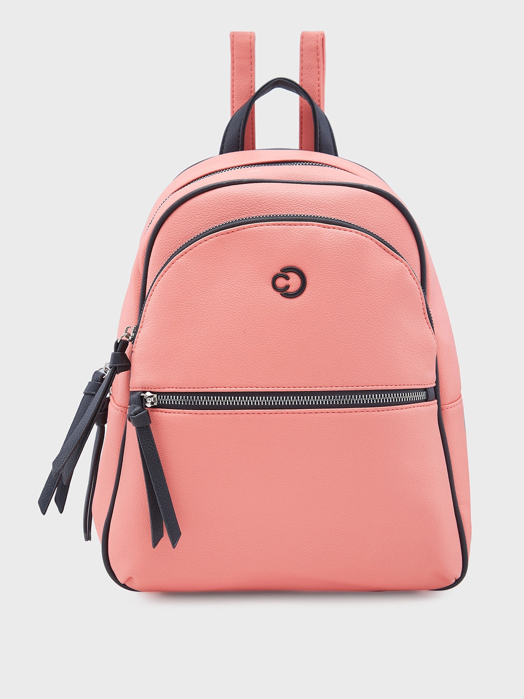 Buy Caprese Mia Fashion Backpack Medium Coral Rs.2239 Caprese Bags