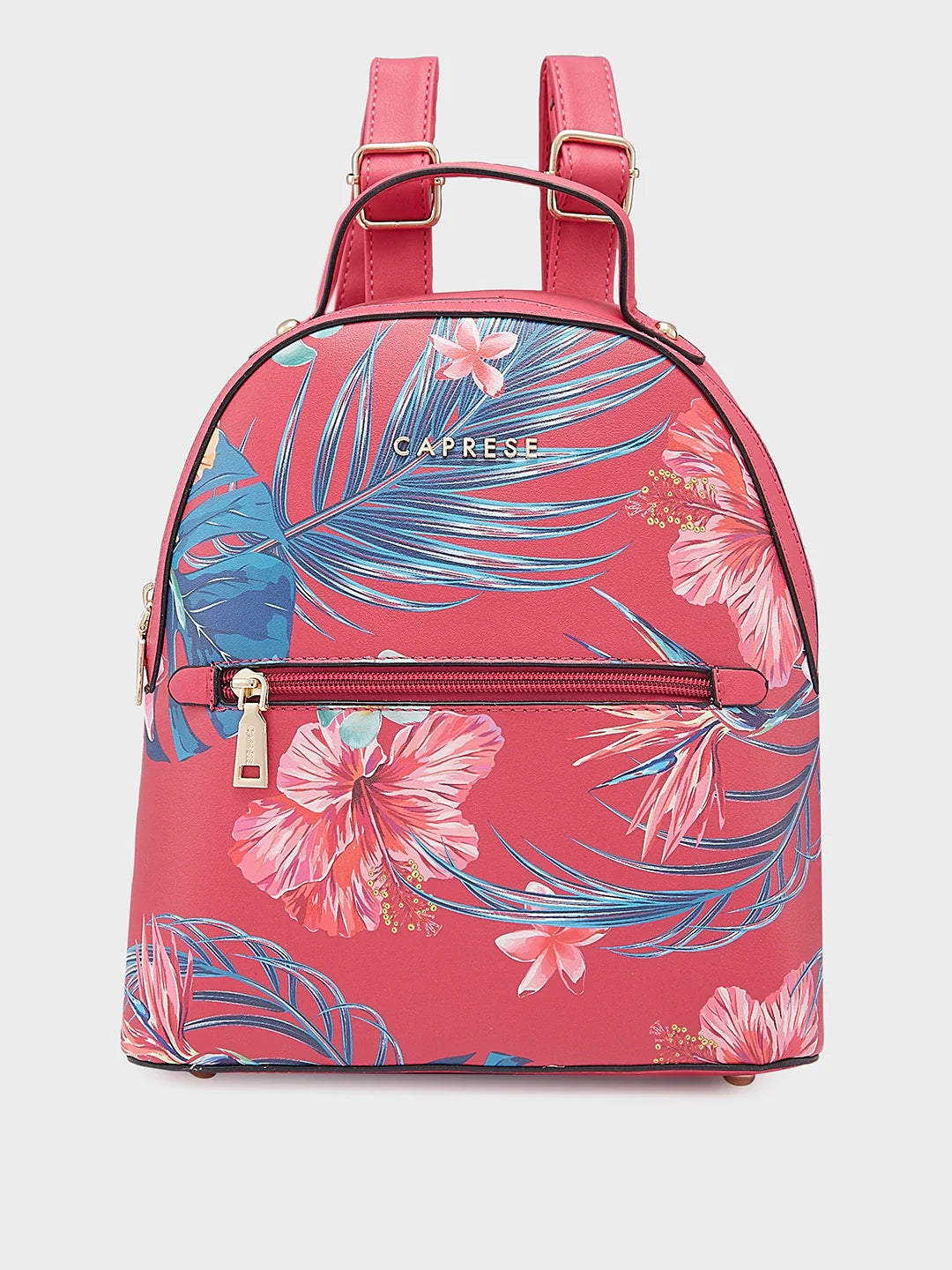 Buy Caprese Renee Medium Pink Printed Backpack Caprese