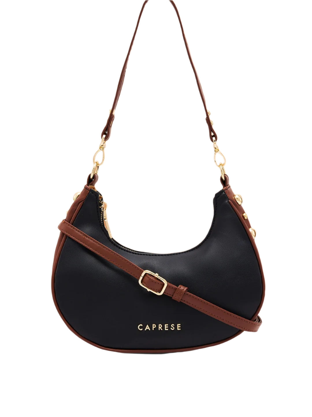 Caprese Josie Small Black Hobo Bag