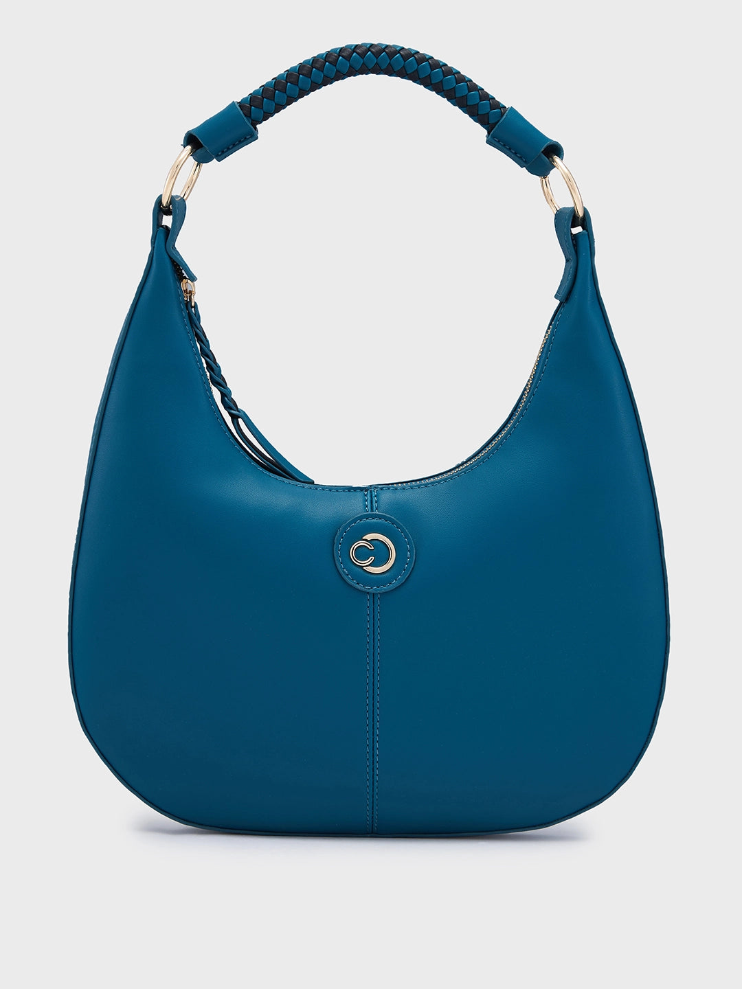 Caprese Mindy Medium Teal Hobo Bag