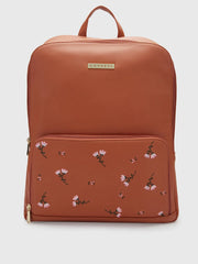Caprese Adah Laptop Backpack Large Tan