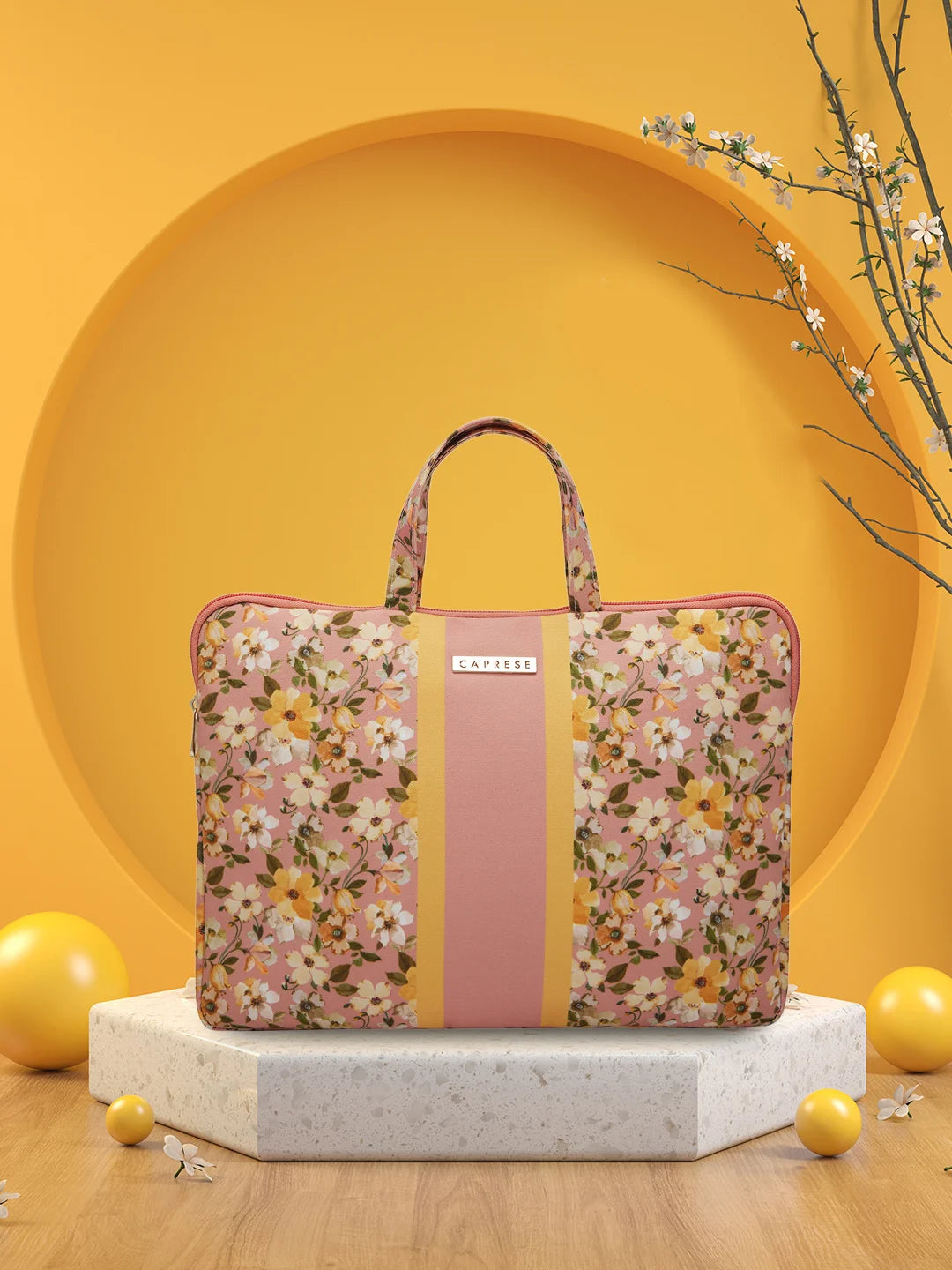 Caprese top yellow handbag