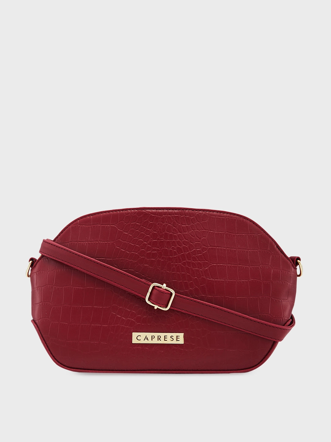 Buy Caprese Flix Small Maroon Sling Bag Caprese Bags