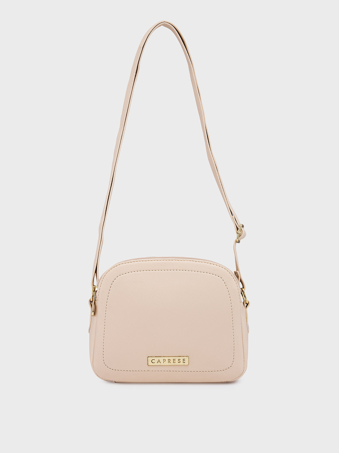 Buy Caprese Safia Small Beige Sling Bag Caprese Bags