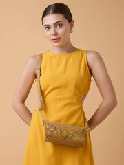 Caprese Siji Tresna Small Brown Sling Bag