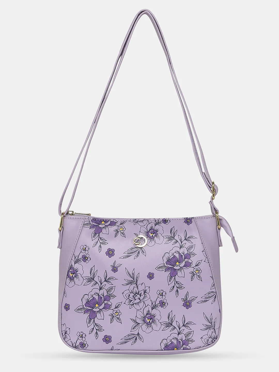 Buy Caprese Snow Sling Medium Printed Women S Handbag Lavender Rs.1139 Caprese Bags