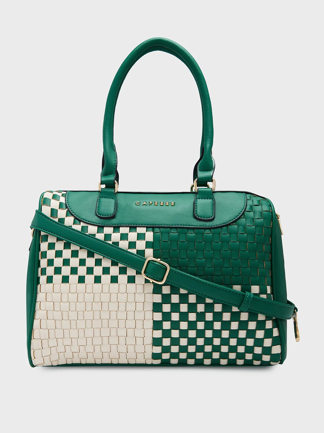 Buy Caprese Aria Medium Green Satchel Bag Caprese Bags