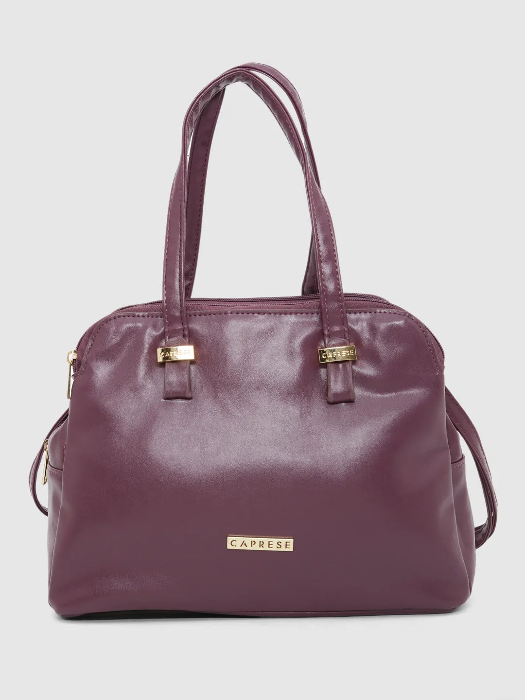 Buy Caprese Carrie Satchel Medium Plum Rs.1559 Caprese Bags