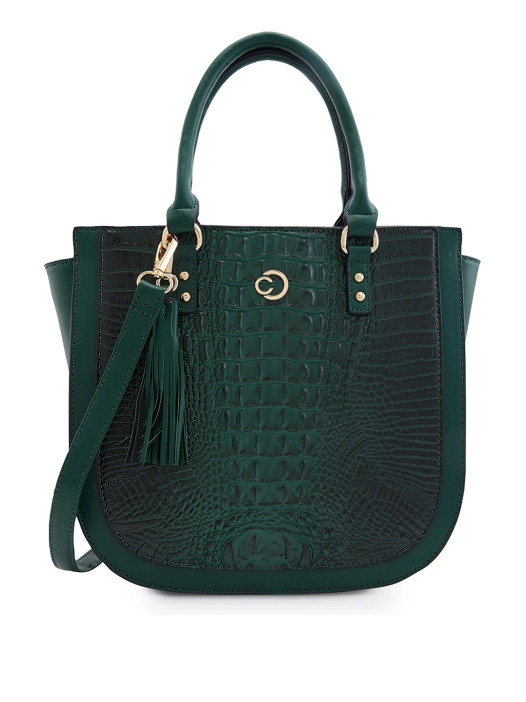 Buy Caprese Felix Medium Green Satchel Bag Caprese Bags