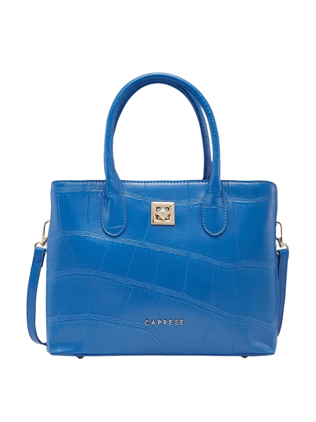 Caprese Mink Satchel Small Women Handbag Shoulder Bag With Double Handle Ultramarine