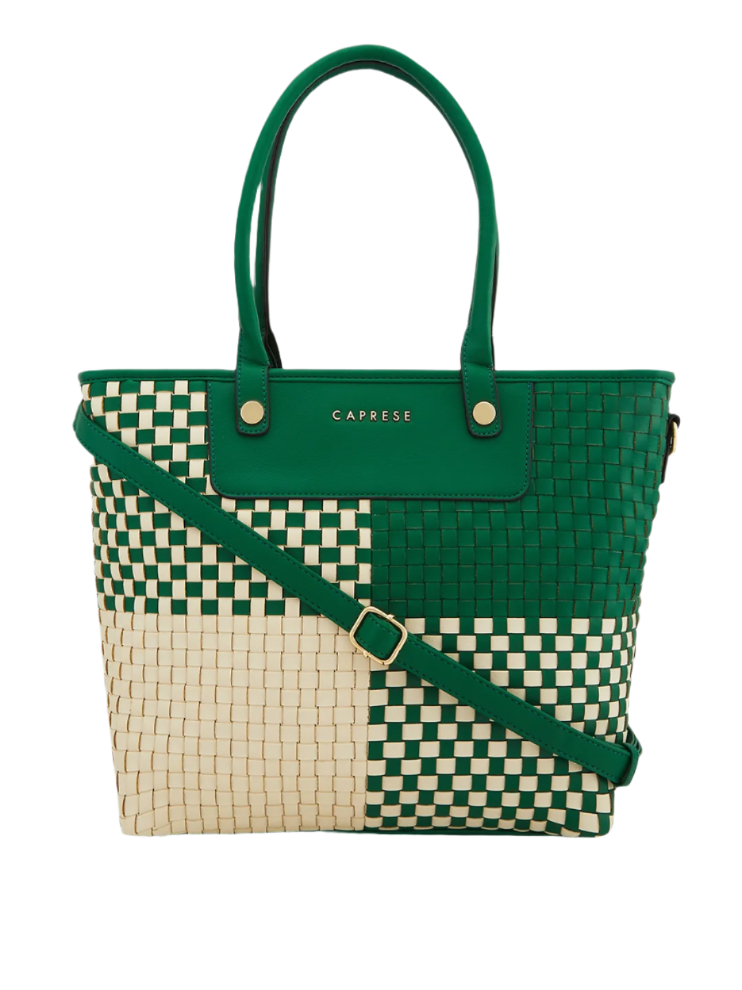 Caprese Aria Large Green Tote Bag - Main Image