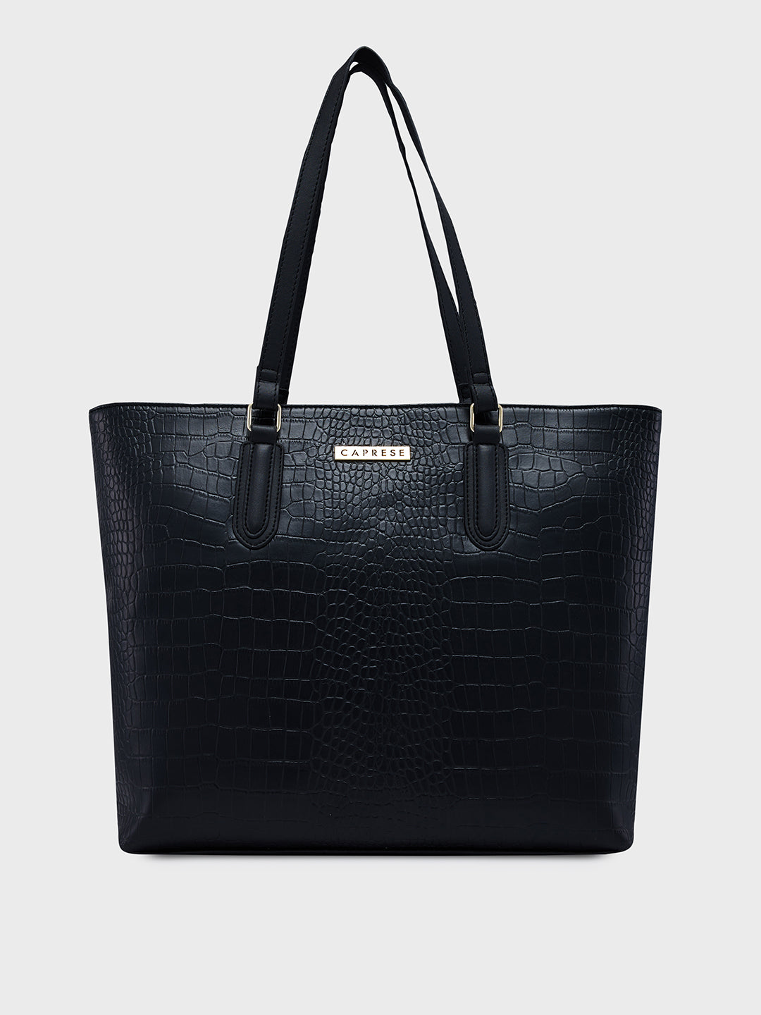 Buy Caprese Flix Tote Medium Black Rs.2499 Caprese Bags