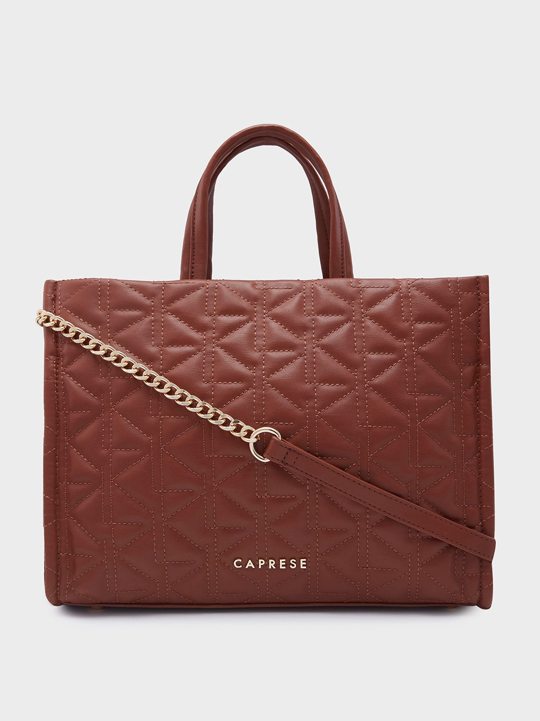 Buy Caprese Ritva Medium Brown Tote Bag Caprese Bags