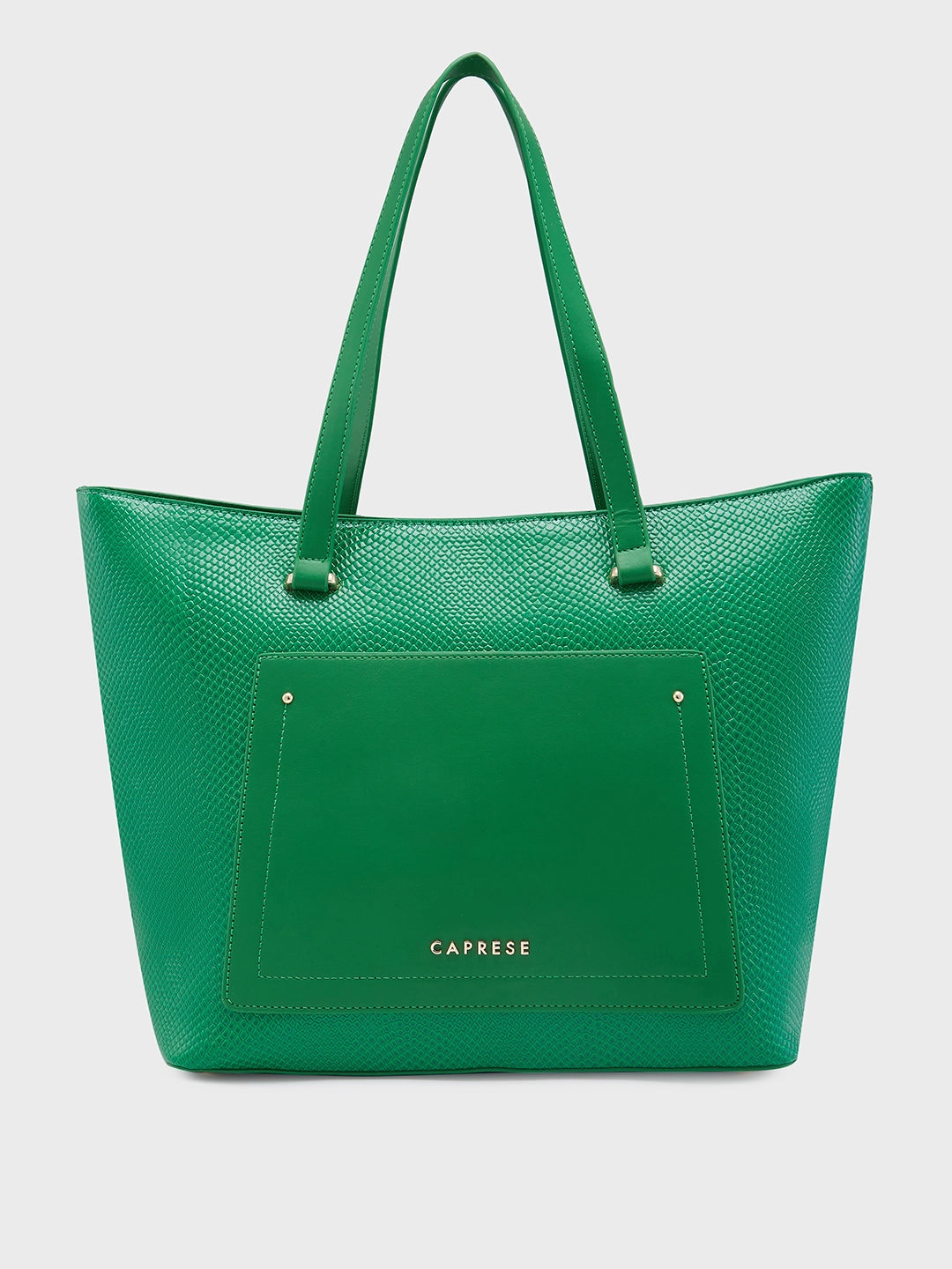 Buy Caprese Roima Tote Large Self Design Women S Office Handbag Green Rs 3039.2 Caprese Bags