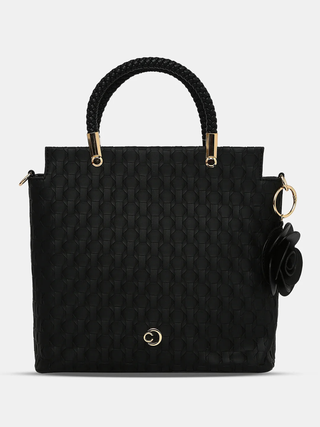 Caprese black handbag on sale