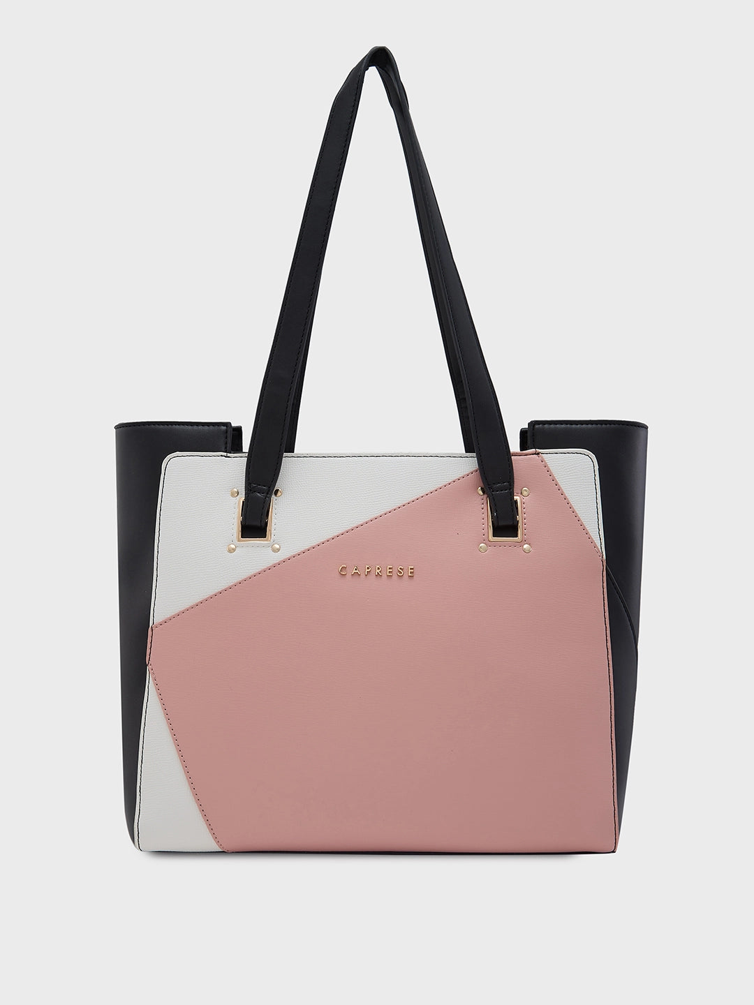 Black and pink tote bag shop