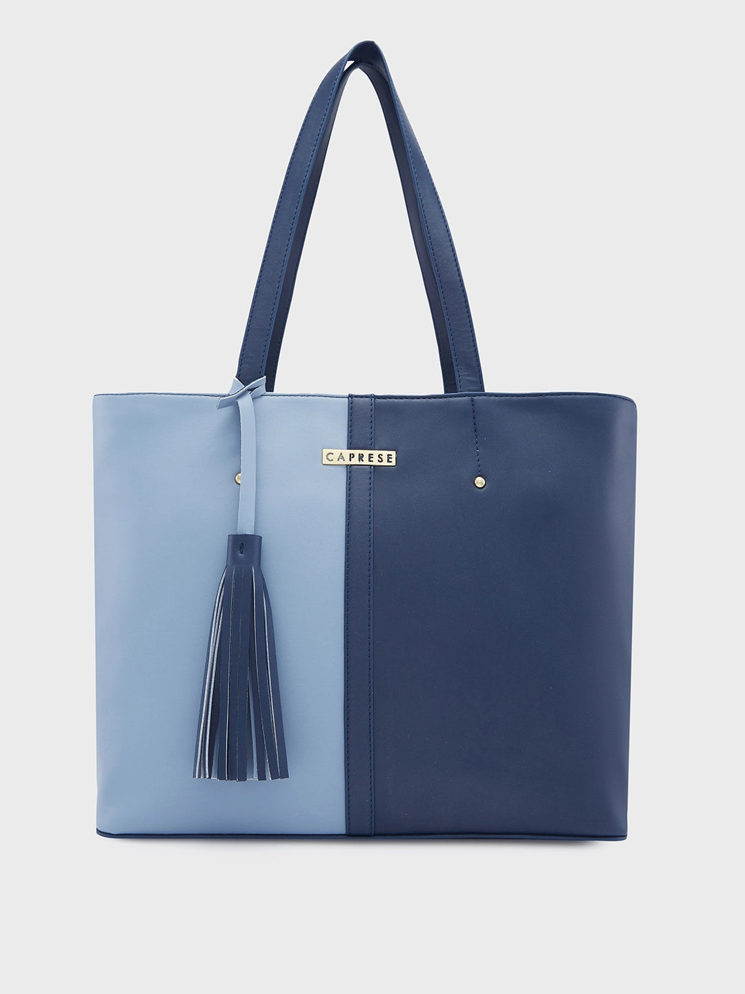 Caprese Sabreen Large Blue Navy Tote Bag