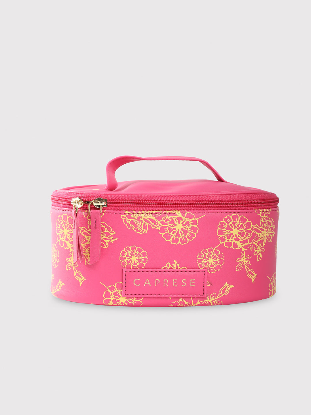 Buy Caprese Teresa Small Fuchsia Vanity Case @ 459 | Caprese Bags