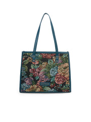 Caprese Miami Medium Teal Tote Bag