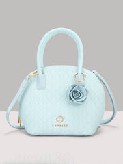 Caprese Rosa Medium Light Blue Satchel Bag