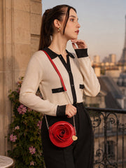 Caprese Rose Medium Red Sling Bag