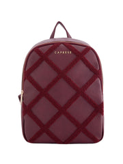 Caprese Athena Medium Cherry Lacquer Backpack