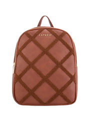 Caprese Athena Medium Tan Backpack