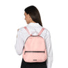 Caprese Blythe Nylon Backpack Medium Soft Peach