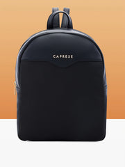 Caprese Dew Medium Black Backpack Bag