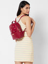 Caprese Dara Backpack Medium Maroon