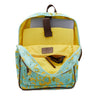 Caprese Hazel Laptop Backpack Large Aqua