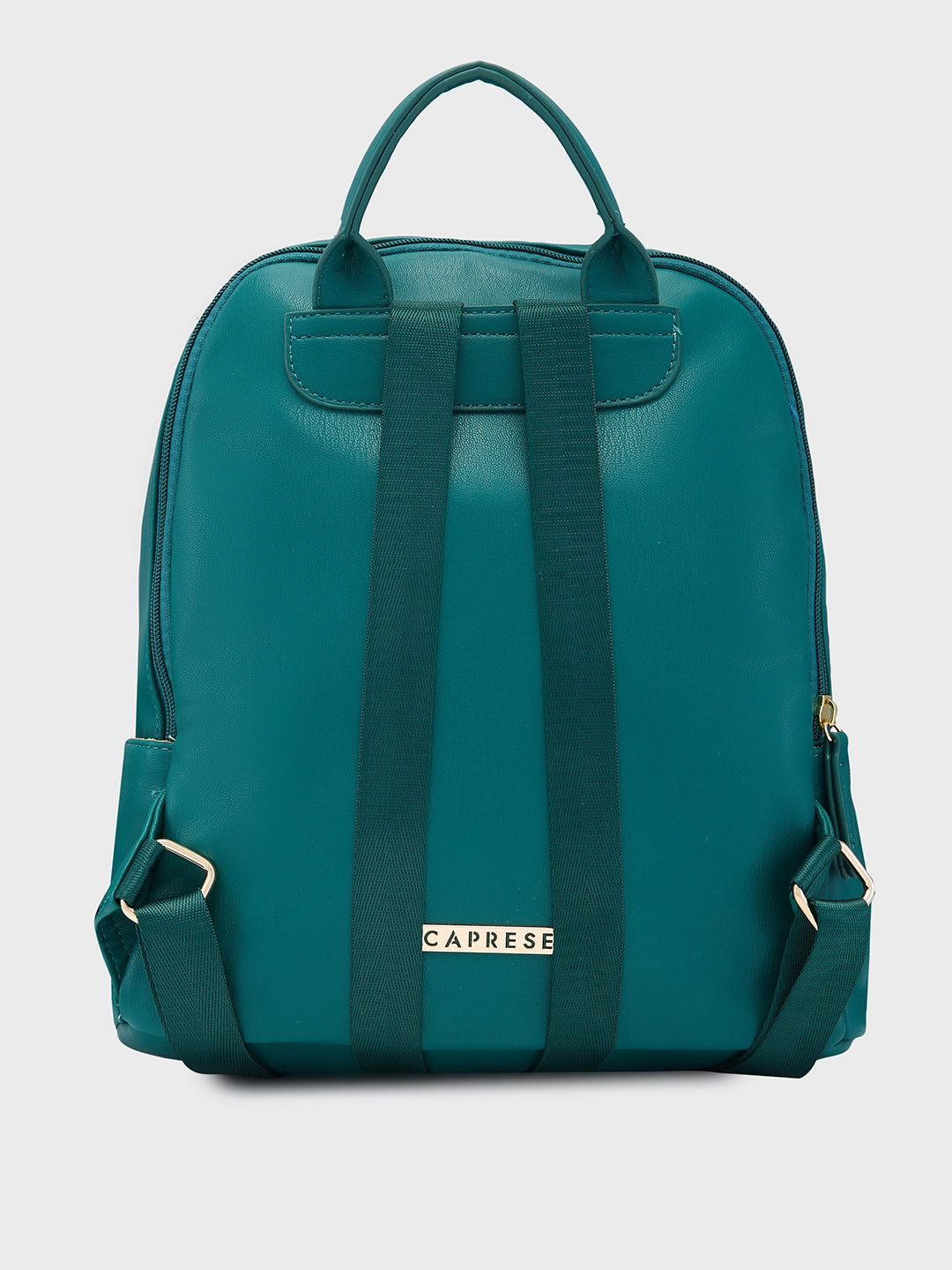 caprese leather backpack Buy Caprese Merlin Medium Bottle Green Backpack @ 1019