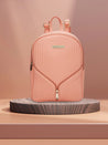Caprese Marvel Backpack Medium Coral