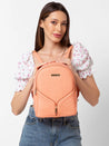 Caprese Marvel Backpack Medium Coral