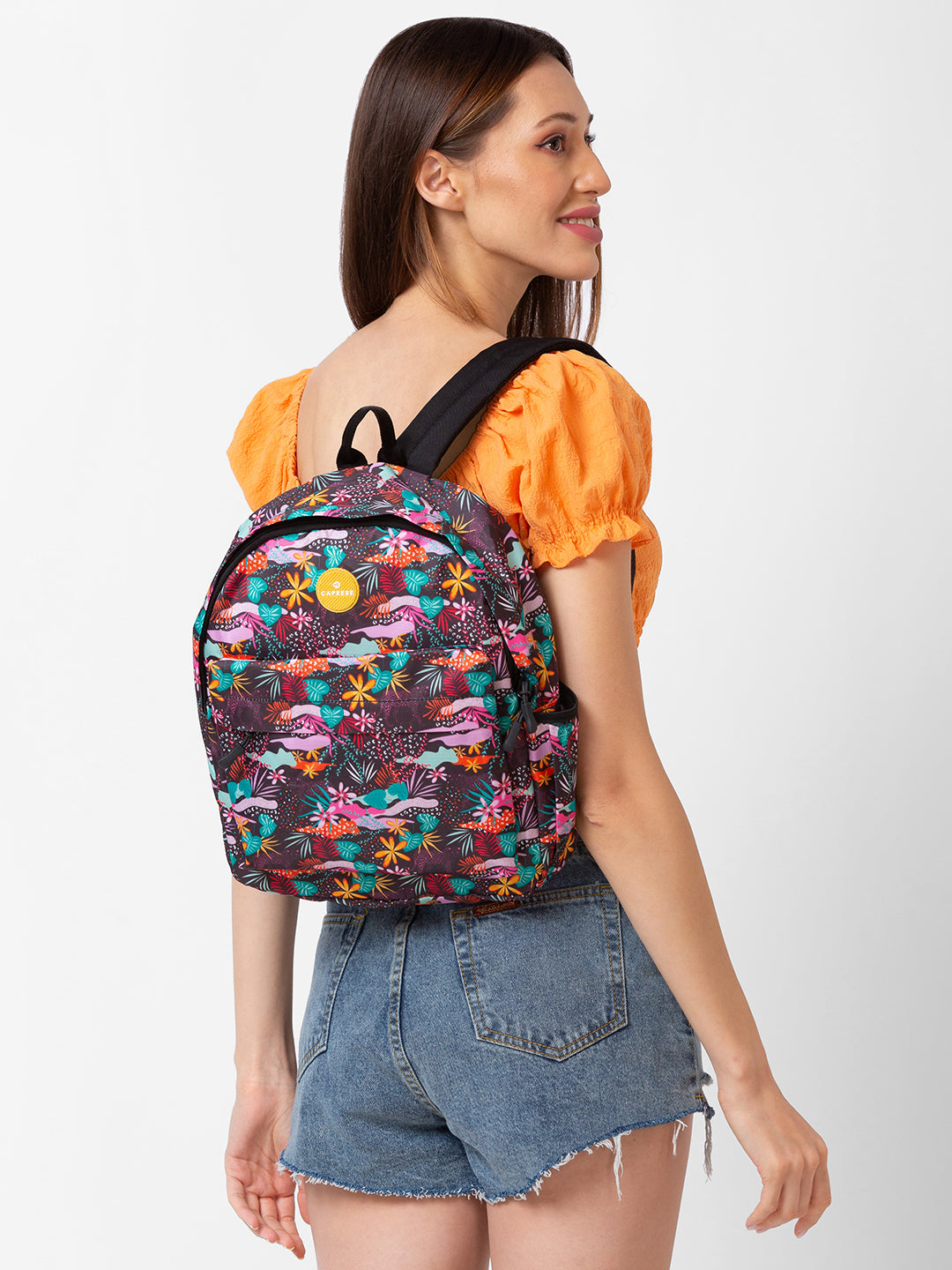 Caprese Odyssey Backpack Medium Black Caprese Bags