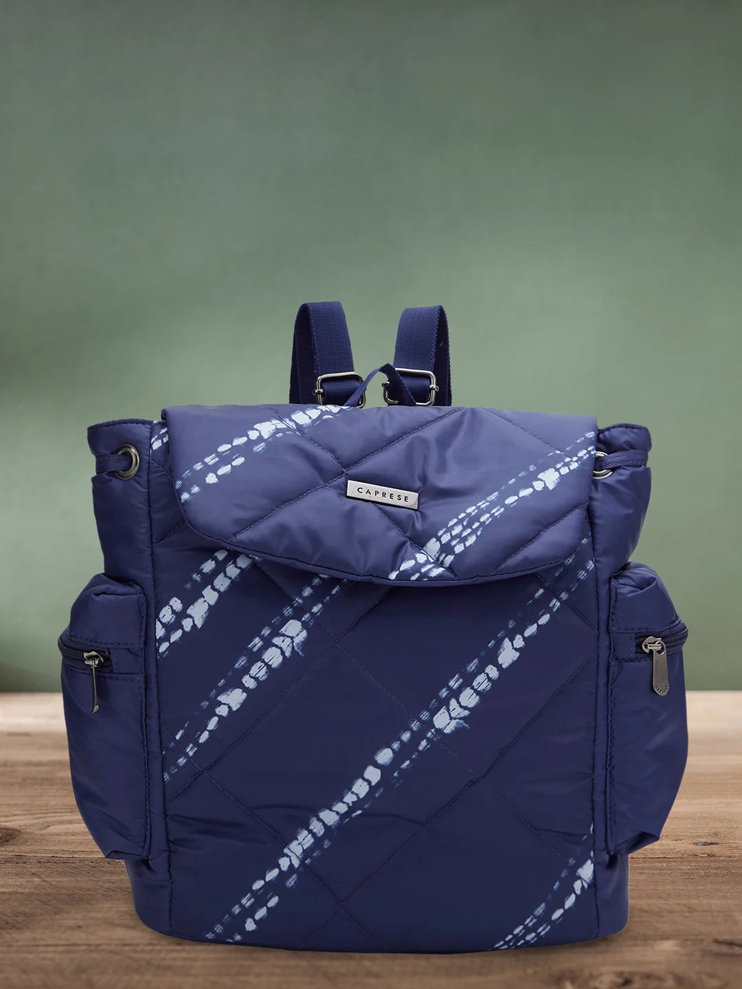 Caprese Olive Backpack Medium Blue
