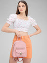 Caprese Rabina Fashion Backpack Medium Pink