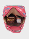 Caprese Renee Fashion Backpack Medium Pink Printed