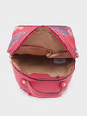 Caprese Renee Fashion Backpack Medium Pink Printed