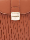 Caprese Shelbee Fashion Backpack Medium Tan