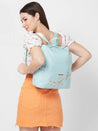 Caprese Sierra Backpack Embroidery Large Light Blue