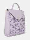Caprese Snow Backpack Medium Printed Women'S Bag Lavender
