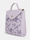 Caprese Snow Backpack Medium Printed Women'S Bag Lavender