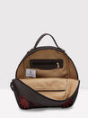 Caprese Tresna Embroidery Backpack Handbag Brown