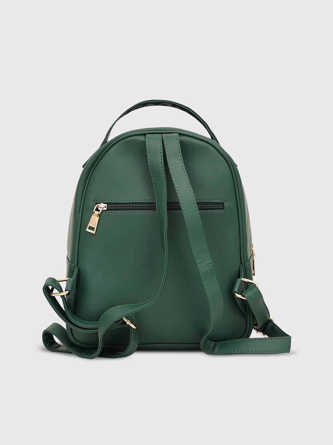 Buy Caprese Trinity Fashion Backpack Medium Solid Women S Bag Dark Green Rs.1399 Caprese Bags