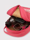 Caprese Trinity Fashion Backpack Medium Solid Women'S Bag Fuchsia