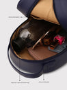Caprese Trinity Fashion Backpack Medium Solid Women'S Bag Navy